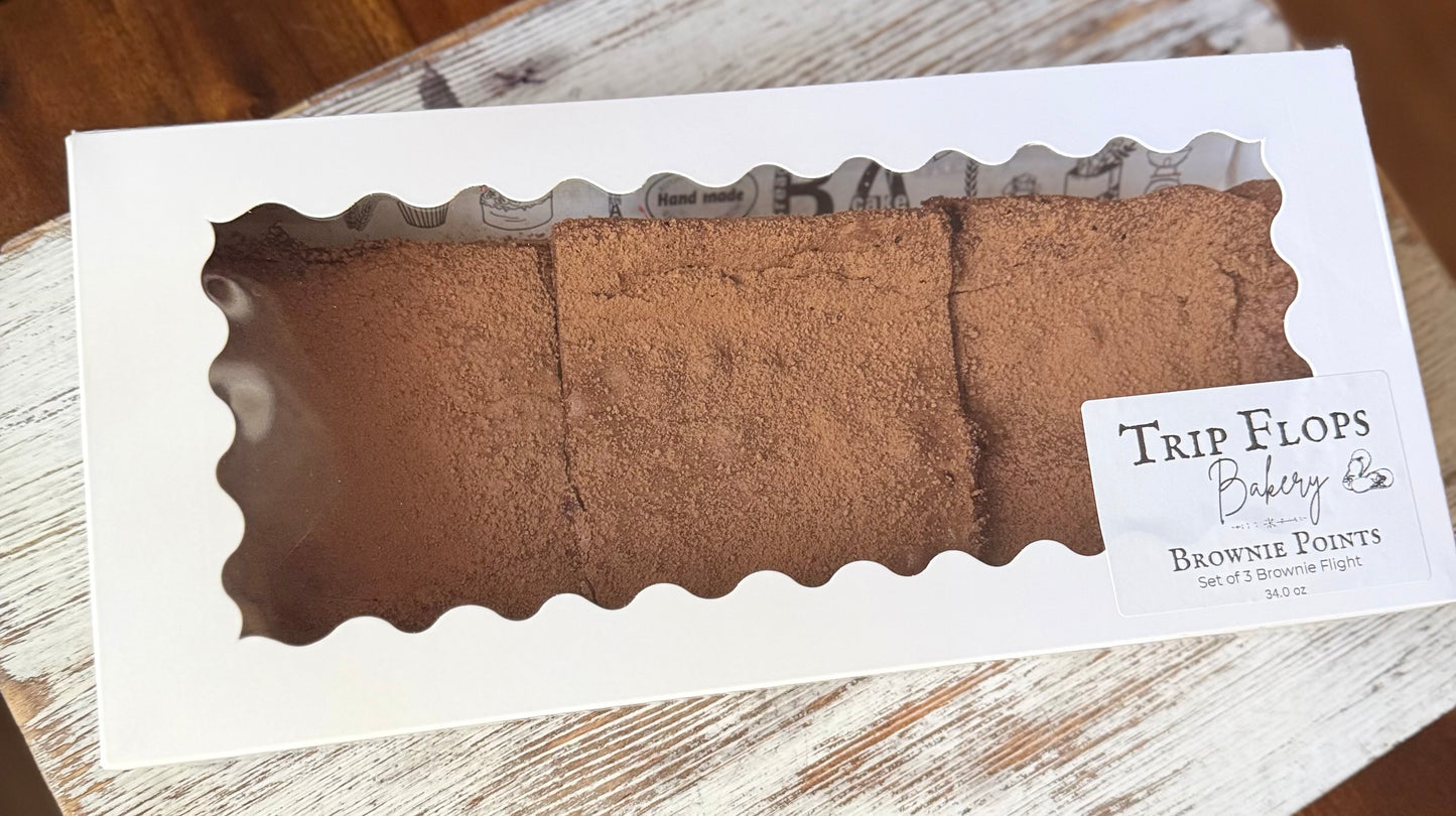 Brownie Flight (3 giant pieces)
