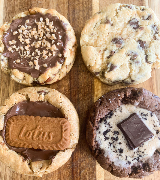 Chocolate Lovers Cookie Box (set of 4, 8 or 12)