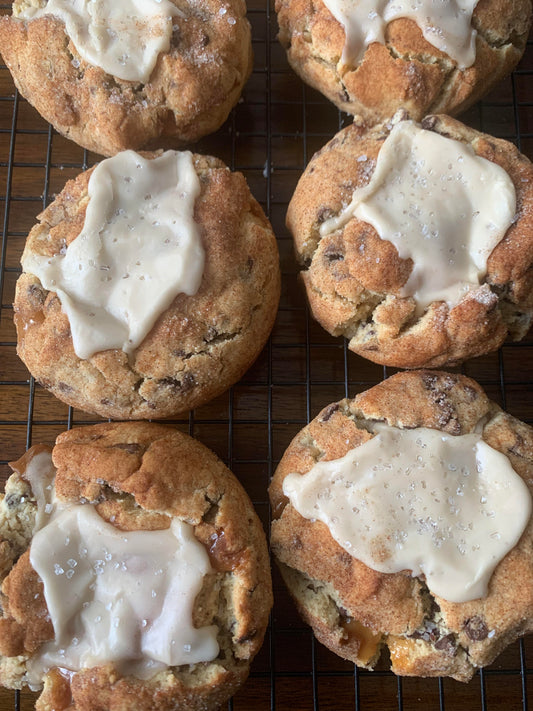Cinnamon Caramel Chocolate Chip Cookie (set of 4, 8 or 12)