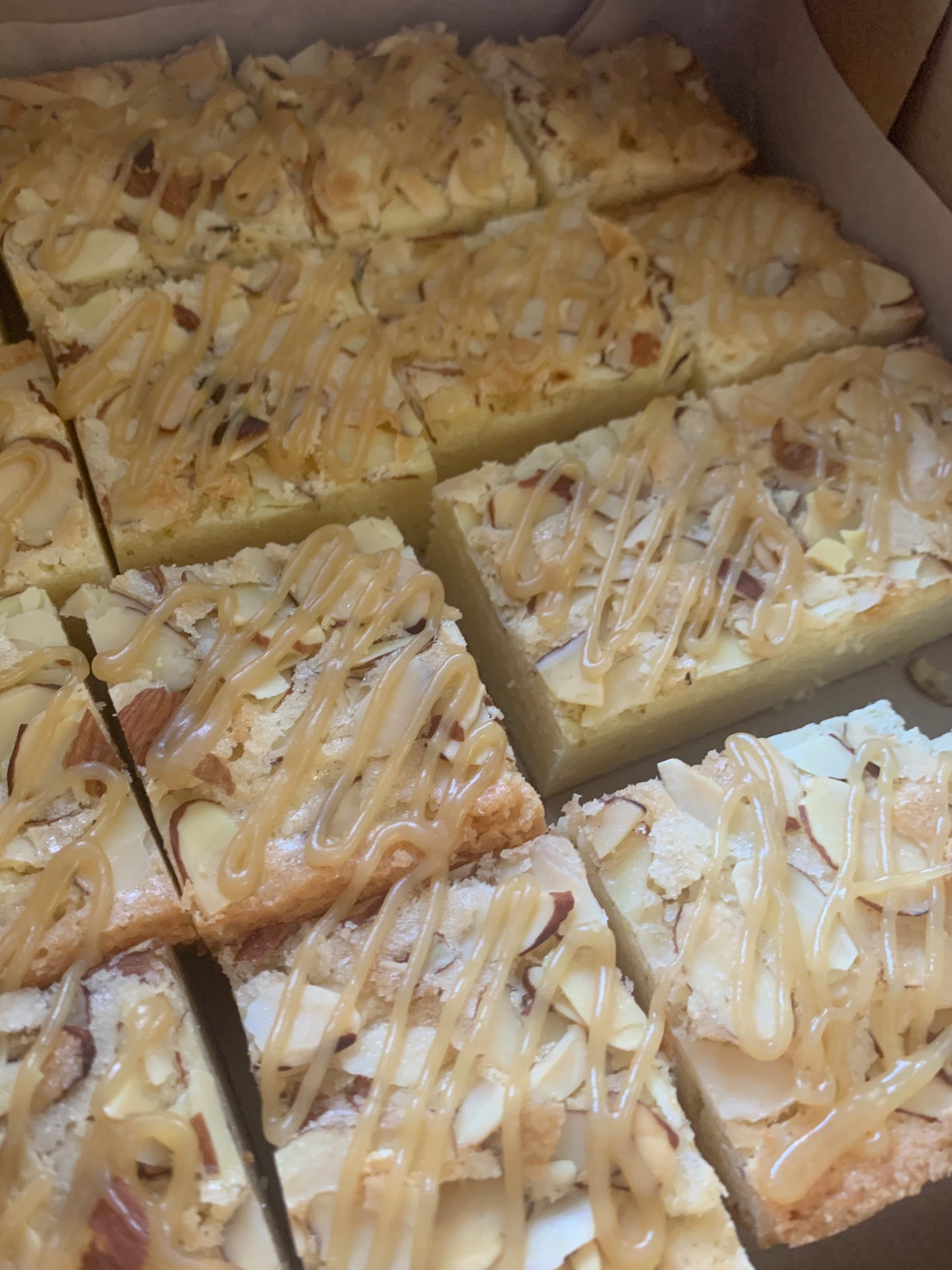 Vanilla Almond Dense Cake squares (2 per package!)