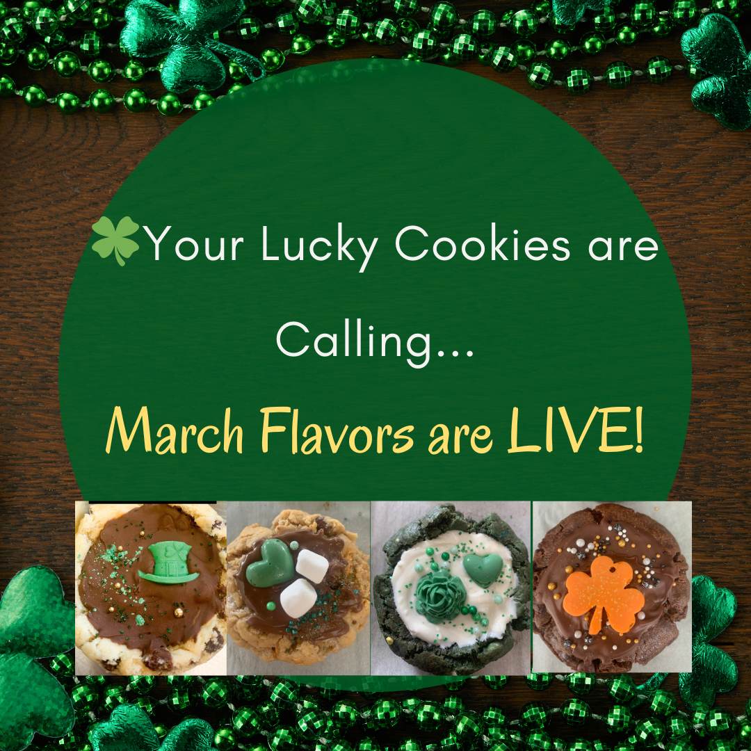 Seasonal March Cookies (4 cookies, 1 of each)