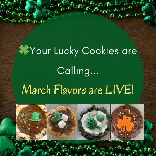 Seasonal March Cookies (4 cookies, 1 of each)