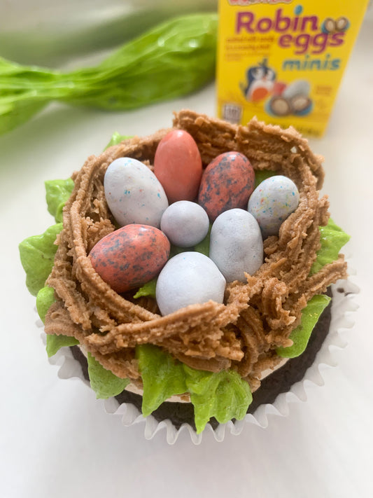(Sets of 6 or 12) Chocolate Peanut Butter cupcakes