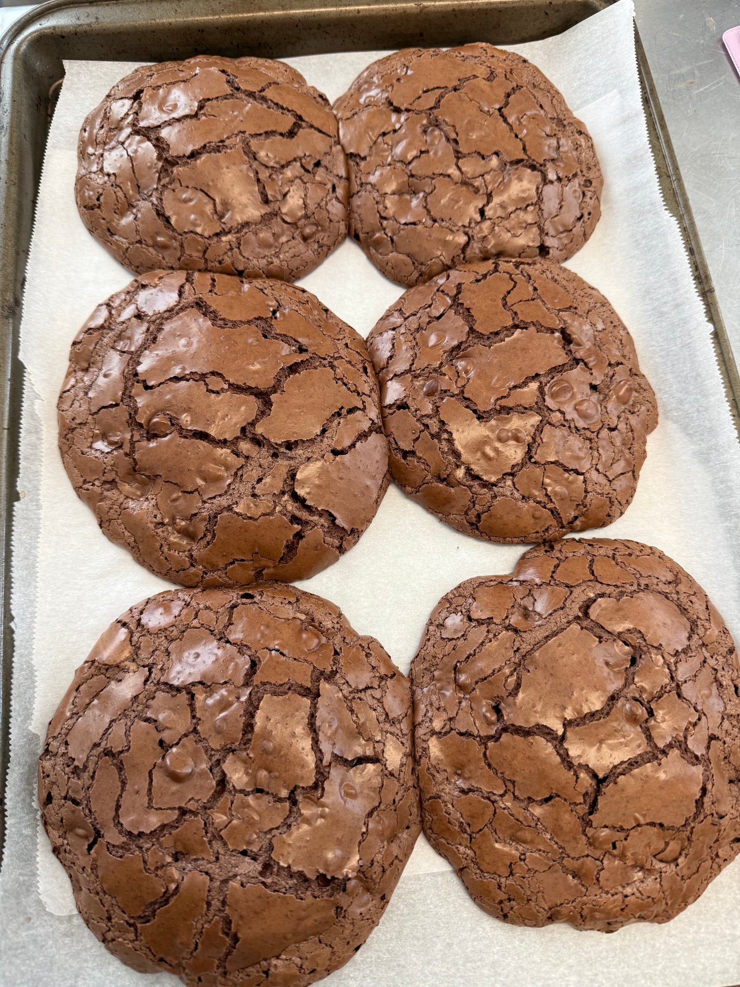 Flourless Chocolate Cookies (6 cookies)