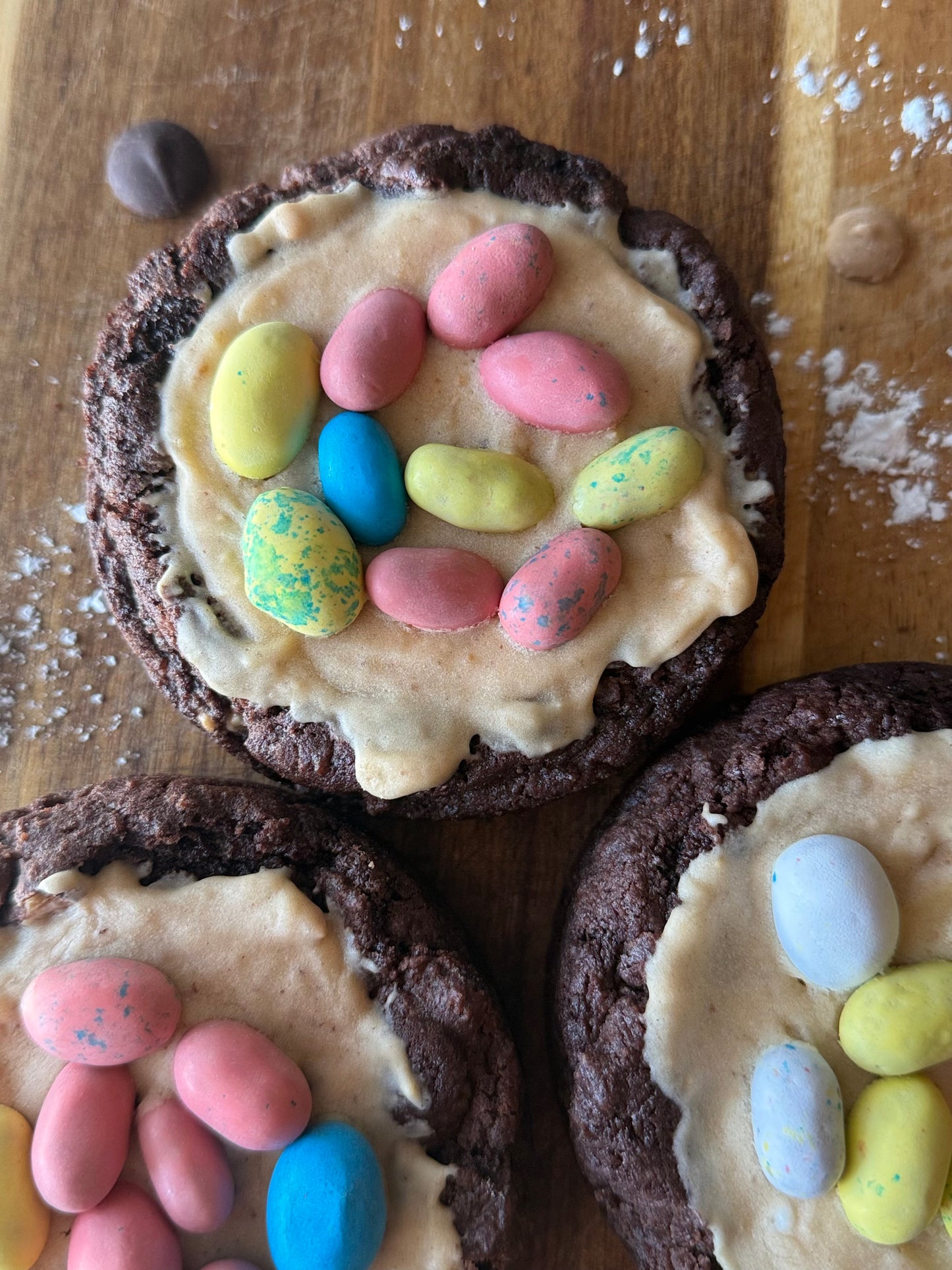 Chocolate Peanut Butter Nest (2 cookies)
