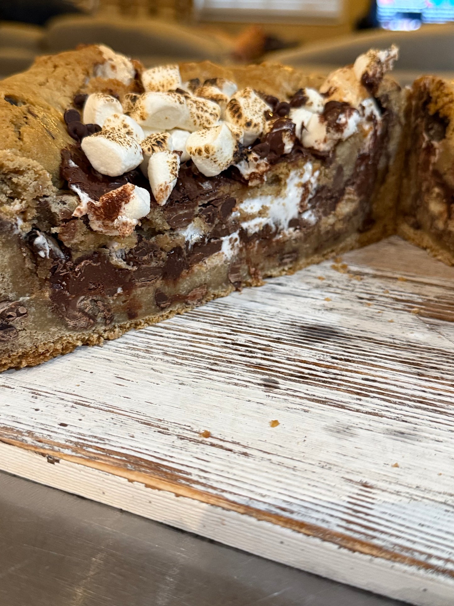 The S’mores Situation: Stuffed Cookie Deep Dish Pie