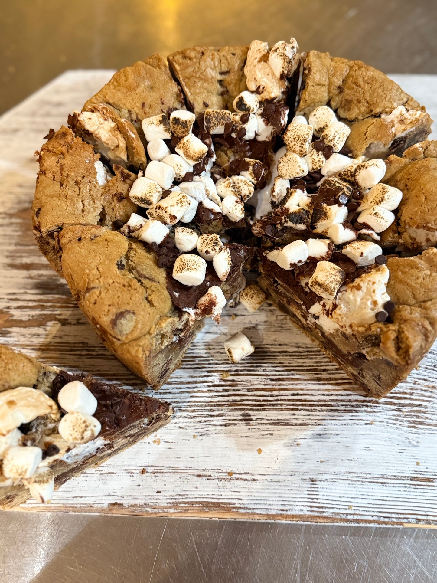 The S’mores Situation: Stuffed Cookie Deep Dish Pie