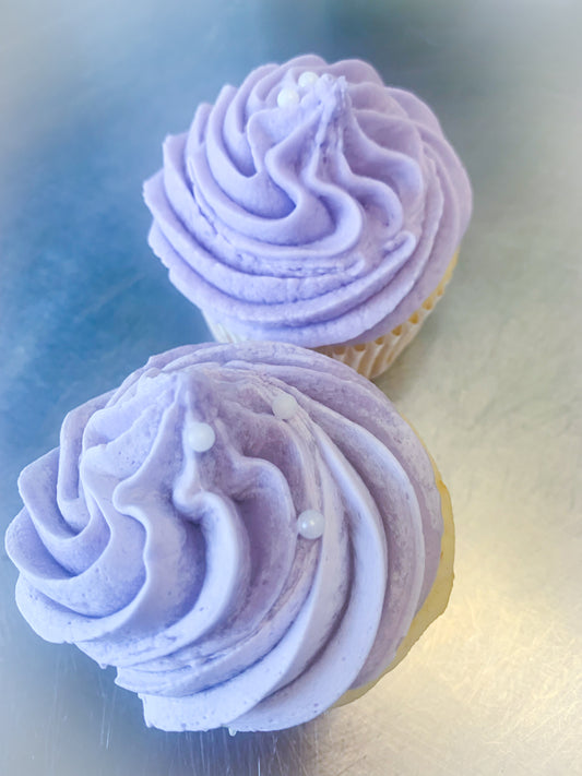 (Sets of 6 or 12) Lavender Limoncello Cupcakes (21 or older please)