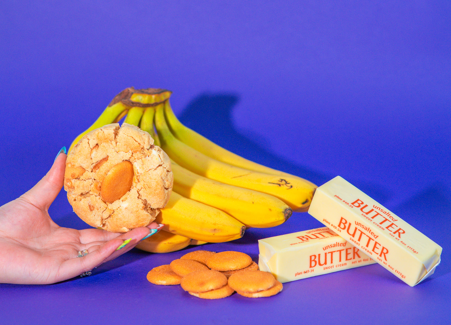 Banana Pudding NY Style Cookies (set of 4, 8 or 12)