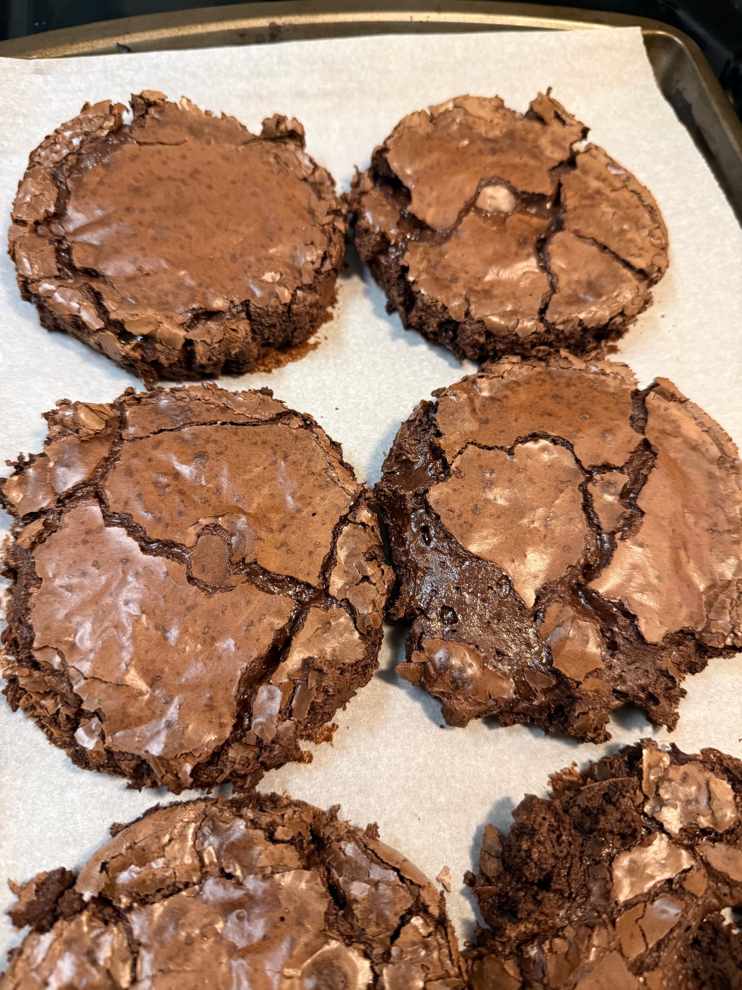 Flourless Chocolate Cookies (6 cookies)
