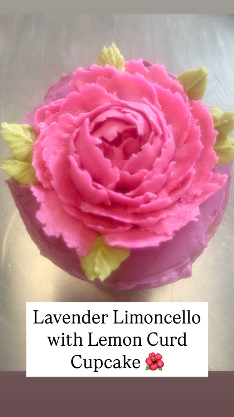 (Sets of 6 or 12) Lavender Limoncello Cupcakes (21 or older please)