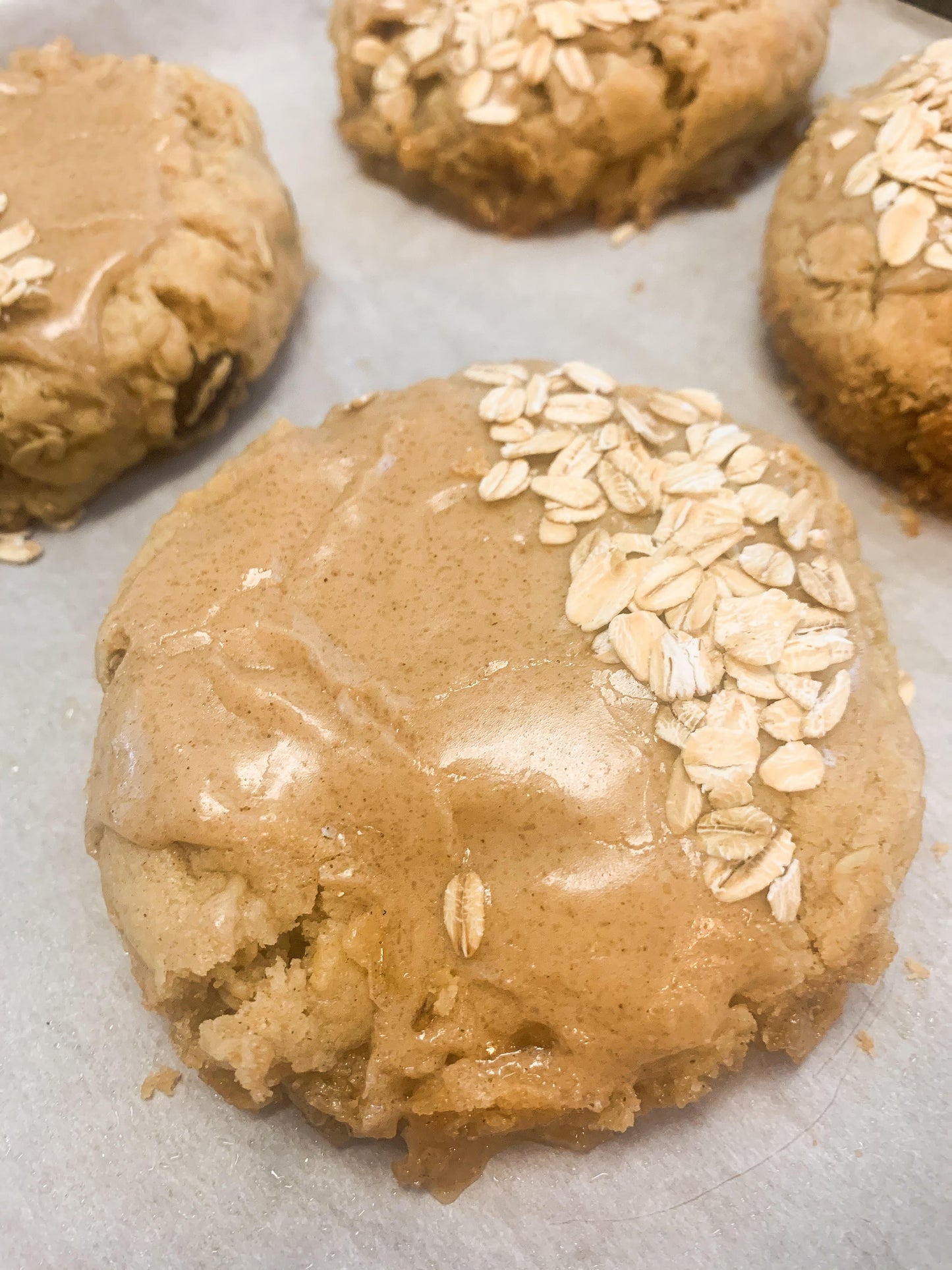 Uptown Oatmeal Raisin with Brown Sugar Cinnamon Glaze